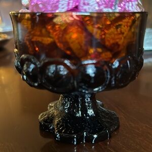 Franciscan Madeira dark amber dessert dishes